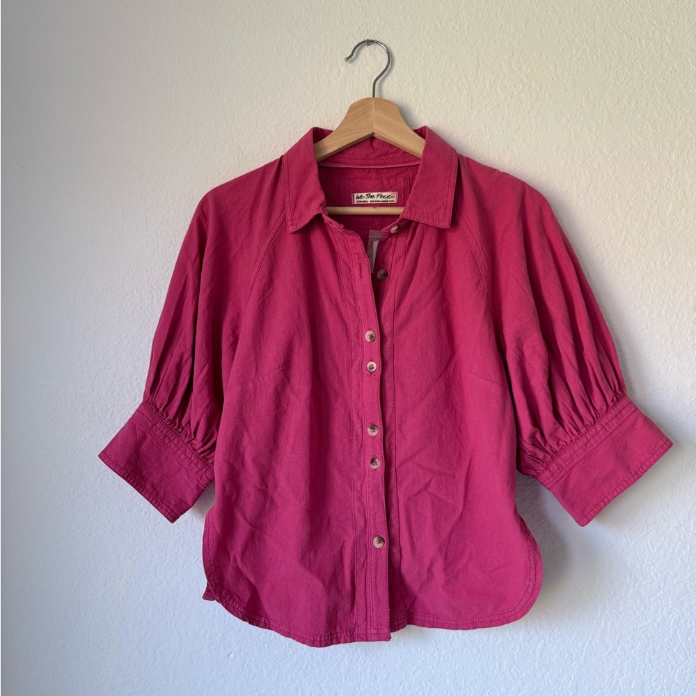 Free People We the Free Ellie Button Down